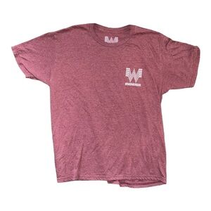 Whataburger A Texas Treasure Burger Burgundy T-Shirt Women's Size Large